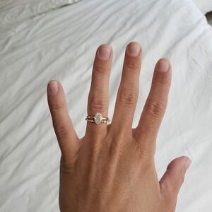 Elegant Gold Ring Set